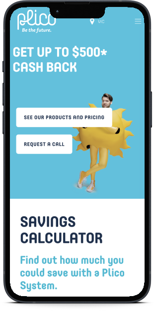 Plico Energy on a mobile
